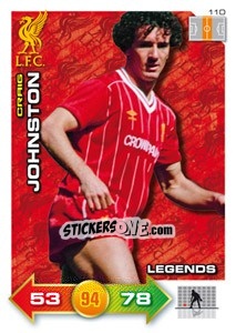 Figurina Craig Johnston - Liverpool FC 2011-2012. Adrenalyn XL n. 110 - Panini