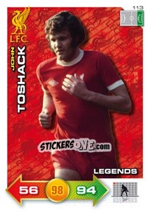 Sticker John Toshack - Liverpool FC 2011-2012. Adrenalyn XL n. 113 - Panini