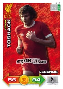 Sticker John Toshack - Liverpool FC 2011-2012. Adrenalyn XL - Panini