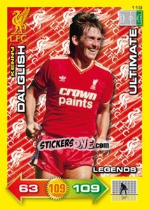 Sticker Kenny Dalglish - Liverpool FC 2011-2012. Adrenalyn XL n. 119 - Panini
