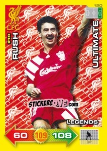 Cromo Ian Rush - Liverpool FC 2011-2012. Adrenalyn XL - Panini