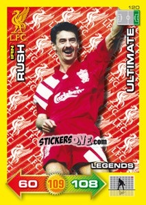 Sticker Ian Rush - Liverpool FC 2011-2012. Adrenalyn XL n. 120 - Panini