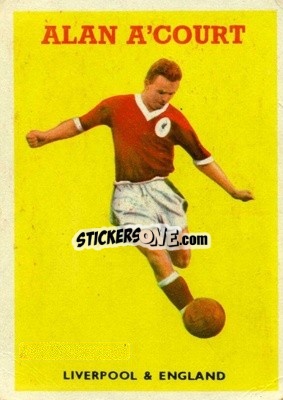 Sticker Alan A'Court - Footballers 1959-1960
 n. 18 - A&BC