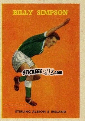 Sticker Billy Simpson - Footballers 1959-1960
 - A&BC
