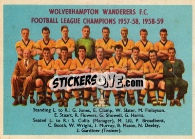 Sticker Checklist 1-49 - Footballers 1959-1960
 n. 49 - A&BC