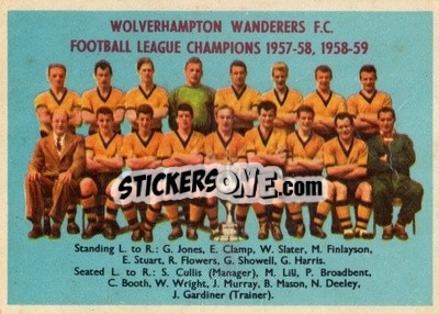 Sticker Checklist 1-49 - Footballers 1959-1960
 - A&BC