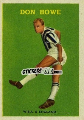 Sticker Don Howe - Footballers 1959-1960
 n. 87 - A&BC