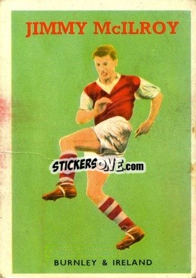 Sticker Jimmy McIlroy - Footballers 1959-1960
 n. 45 - A&BC