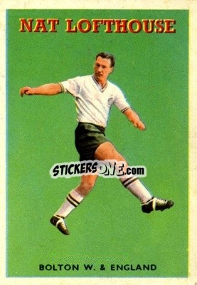 Sticker Nat Lofthouse - Footballers 1959-1960
 - A&BC