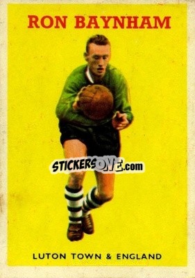 Sticker Ron Baynham - Footballers 1959-1960
 n. 44 - A&BC
