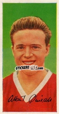 Sticker Albert Quixall - Famous Footballers (A8) 1960
 n. 30 - Barratt & Co.
