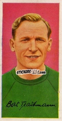 Figurina Bert Trautmann - Famous Footballers (A8) 1960
 n. 38 - Barratt & Co.

