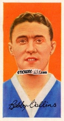 Sticker Bobby Collins - Famous Footballers (A8) 1960
 n. 34 - Barratt & Co.
