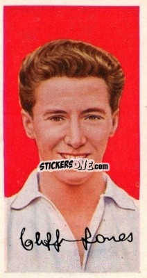 Cromo Cliff Jones - Famous Footballers (A8) 1960
 n. 36 - Barratt & Co.
