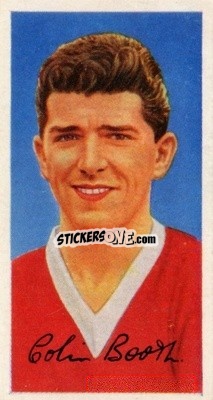 Sticker Colin Booth - Famous Footballers (A8) 1960
 - Barratt & Co.
