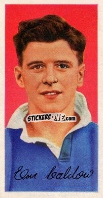 Sticker Eric Caldow - Famous Footballers (A8) 1960
 n. 39 - Barratt & Co.
