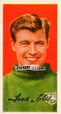 Sticker Fred Else - Famous Footballers (A8) 1960
 - Barratt & Co.
