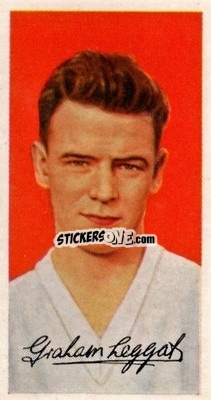 Sticker Graham Leggatt - Famous Footballers (A8) 1960
 n. 32 - Barratt & Co.
