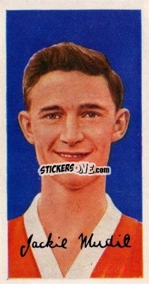 Sticker Jackie Mudie - Famous Footballers (A8) 1960
 n. 28 - Barratt & Co.

