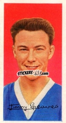 Cromo Jimmy Greaves - Famous Footballers (A8) 1960
 - Barratt & Co.
