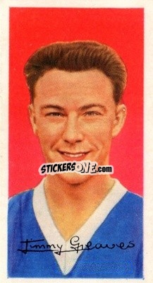 Sticker Jimmy Greaves - Famous Footballers (A8) 1960
 n. 31 - Barratt & Co.
