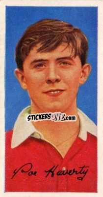 Cromo Joe Haverty - Famous Footballers (A8) 1960
 - Barratt & Co.
