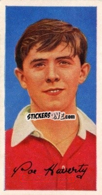 Sticker Joe Haverty - Famous Footballers (A8) 1960
 n. 16 - Barratt & Co.
