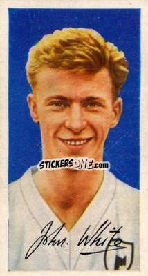 Sticker John White - Famous Footballers (A8) 1960
 n. 42 - Barratt & Co.
