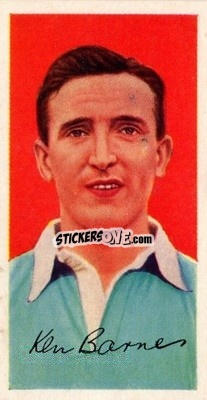 Sticker Ken Barnes - Famous Footballers (A8) 1960
 - Barratt & Co.
