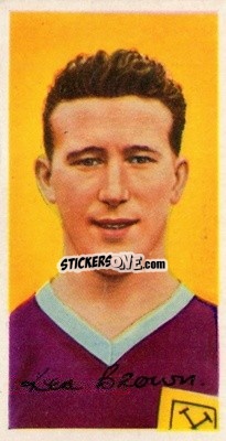 Cromo Ken Brown - Famous Footballers (A8) 1960
 n. 50 - Barratt & Co.
