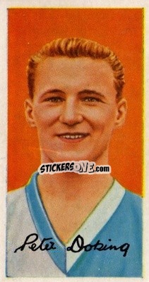 Sticker Peter Dobing - Famous Footballers (A8) 1960
 n. 48 - Barratt & Co.
