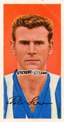 Sticker Peter Swan - Famous Footballers (A8) 1960
 - Barratt & Co.
