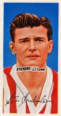 Sticker Stan Anderson - Famous Footballers (A8) 1960
 n. 27 - Barratt & Co.
