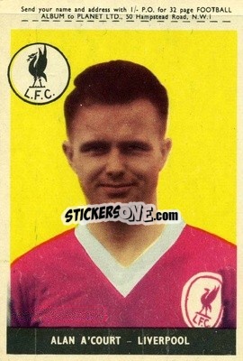 Sticker Alan A'Court - Footballers 1958-1959
 - A&BC