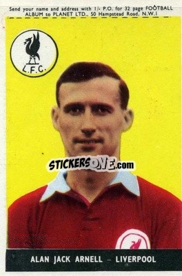 Cromo Alan Arnell - Footballers 1958-1959
 - A&BC