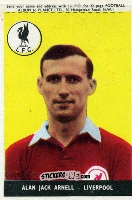 Cromo Alan Arnell - Footballers 1958-1959
 - A&BC