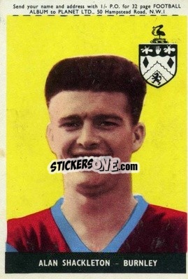 Sticker Alan Shackleton - Footballers 1958-1959
 - A&BC