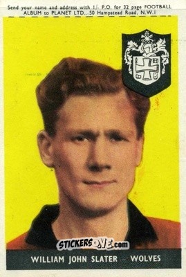 Figurina Bill Slater - Footballers 1958-1959
 - A&BC