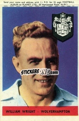 Sticker Billy Wright - Footballers 1958-1959
 n. 31a - A&BC
