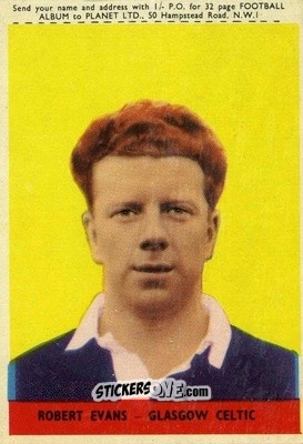 Sticker Bobby Evans - Footballers 1958-1959
 n. 41b - A&BC