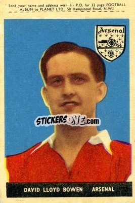 Sticker Dave Bowen - Footballers 1958-1959
 - A&BC