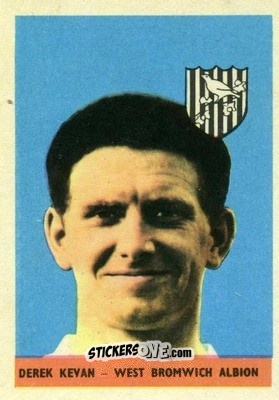 Sticker Derek Kevan - Footballers 1958-1959
 n. 25a - A&BC
