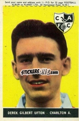 Sticker Derek Ufton - Footballers 1958-1959
 - A&BC