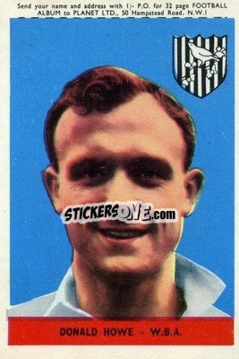 Sticker Don Howe - Footballers 1958-1959
 - A&BC