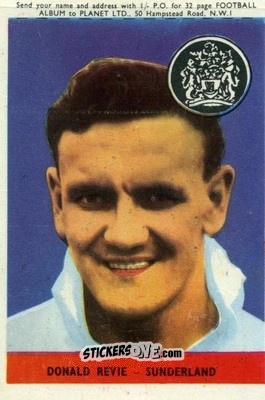 Sticker Don Revie - Footballers 1958-1959
 n. 33a - A&BC