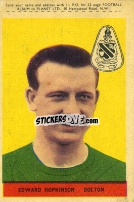 Cromo Eddie Hopkinson - Footballers 1958-1959
 - A&BC