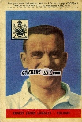 Cromo Ernest Langley - Footballers 1958-1959
 - A&BC