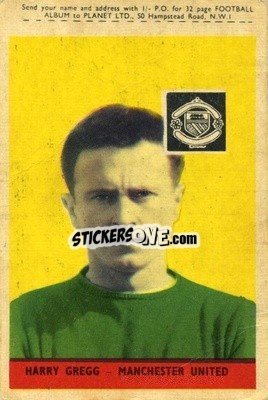 Sticker Harry Gregg - Footballers 1958-1959
 - A&BC