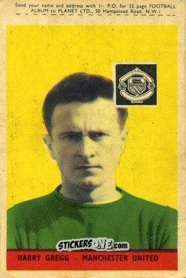 Sticker Harry Gregg