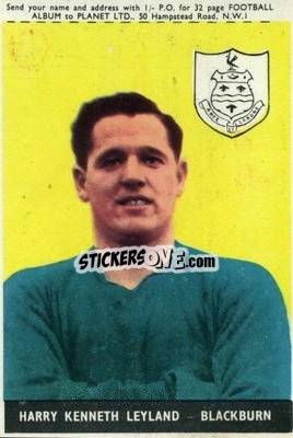Sticker Harry Leyland - Footballers 1958-1959
 - A&BC